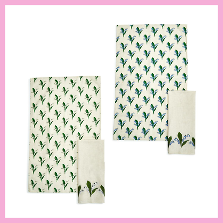 Lily of the Valley Tea Towel Set