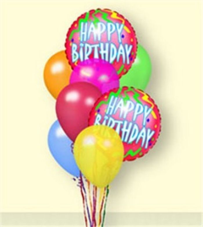 JQ Happy Birthday Balloons