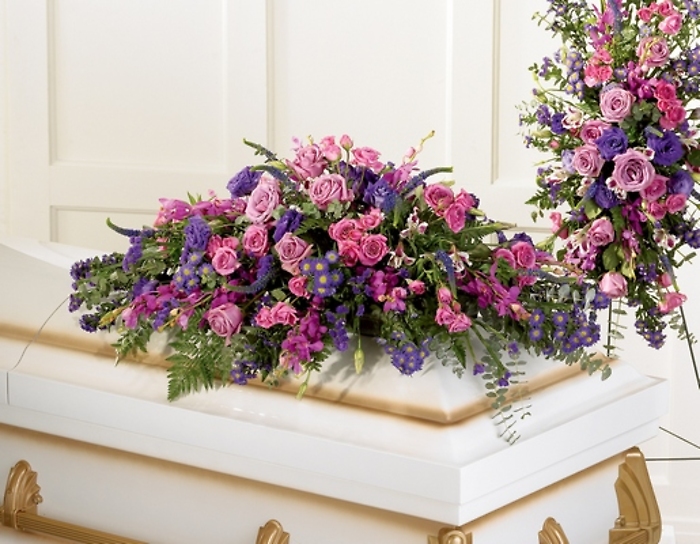 11D Blanket of Flowers Casket Spray