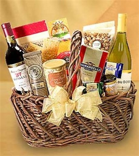 JQ Wine and Goodie Basket