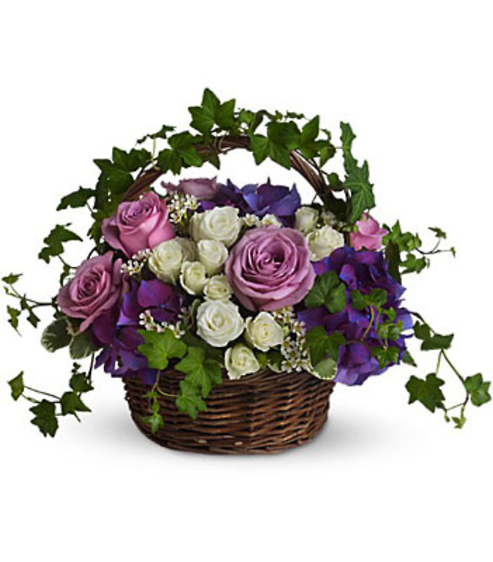 A Full Life Basket Bouquet