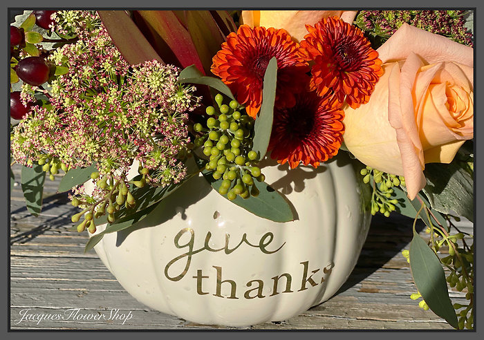 JQ Give Thanks Centerpiece