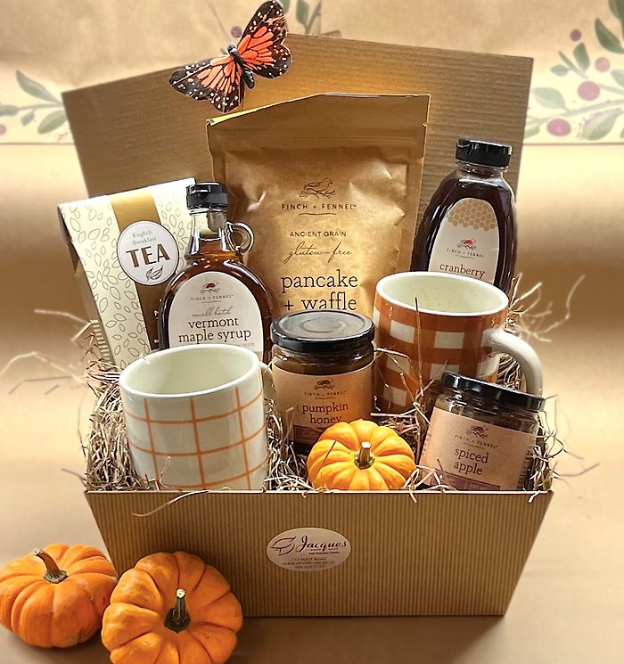 Warm Autumn Wishes Gourmet & Goodie Basket