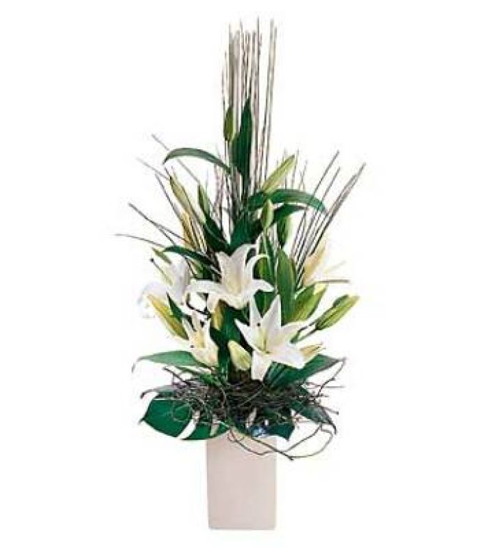 JQ Arrangement of White Lilies