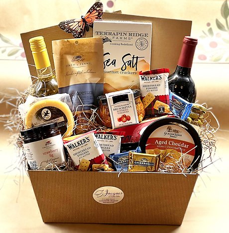 Wine & Cheese Gourmet Basket
