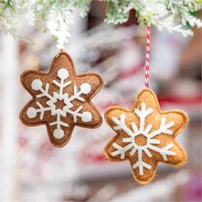 JQ Holiday Sweets & Treats Gingerbread Fabric Ornament