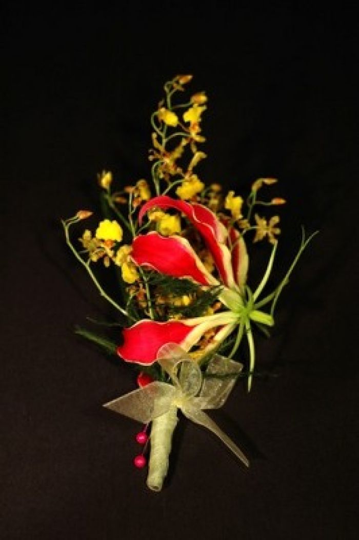 JQW Gloriosa Lily Boutonniere