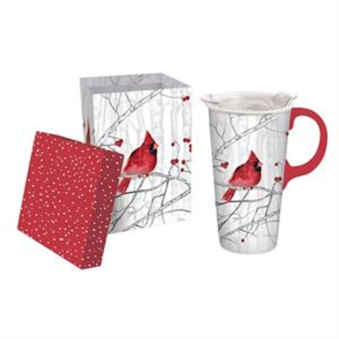 JQ Home for the Holidays Cardinal Travel Mug