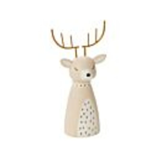 JQ Festive Friends Ceramic Deer Figurine