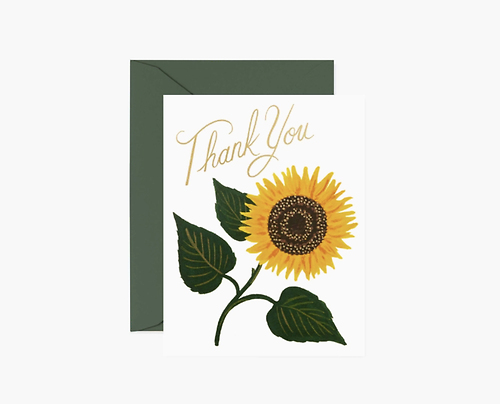 RPC Sunflower Thank You