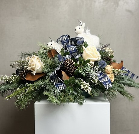 Highland Sheep Centerpiece