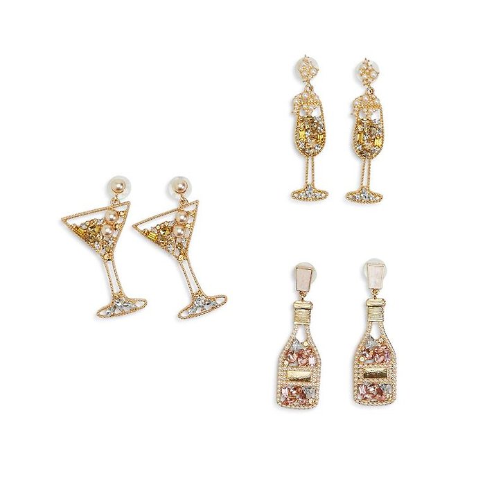 JQ Playful Elegance \"Holiday Cheers\" Earrings